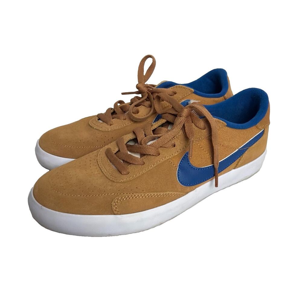 Nike SB Heritage Vulc Skate Brown Blue Sneakers CD5010-200 8m
